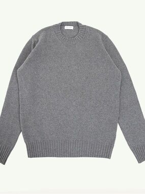 PLAIN GOODS CASHMERE CREWNECK SWEATER L